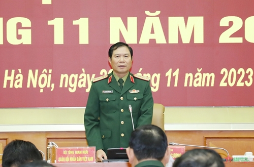 Thượng tướng Nguyễn Tân Cương: Rà soát chỉ tiêu, triển khai dứt điểm các nhiệm vụ đã đề ra